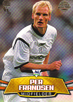 Per Frandsen Bolton Wanderers 2002 Topps Premier Gold #BW3